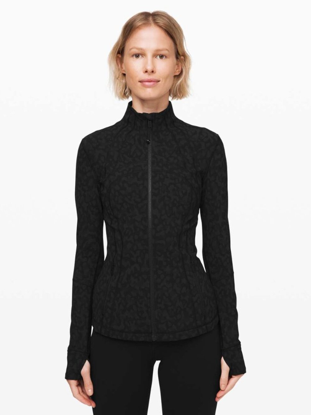 Lululemon Define Jacket *Luxtreme in black leopard camo
